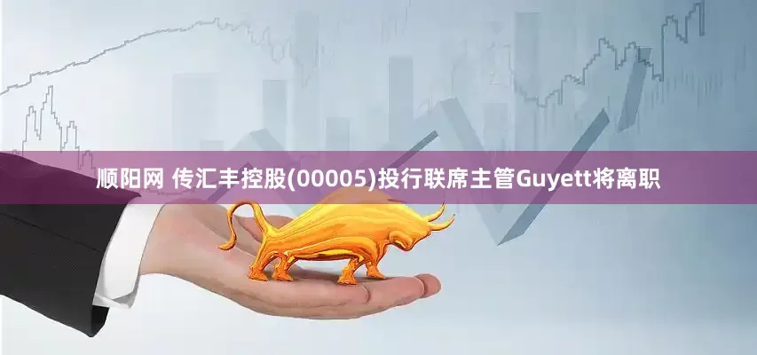 顺阳网 传汇丰控股(00005)投行联席主管Guyett将离职
